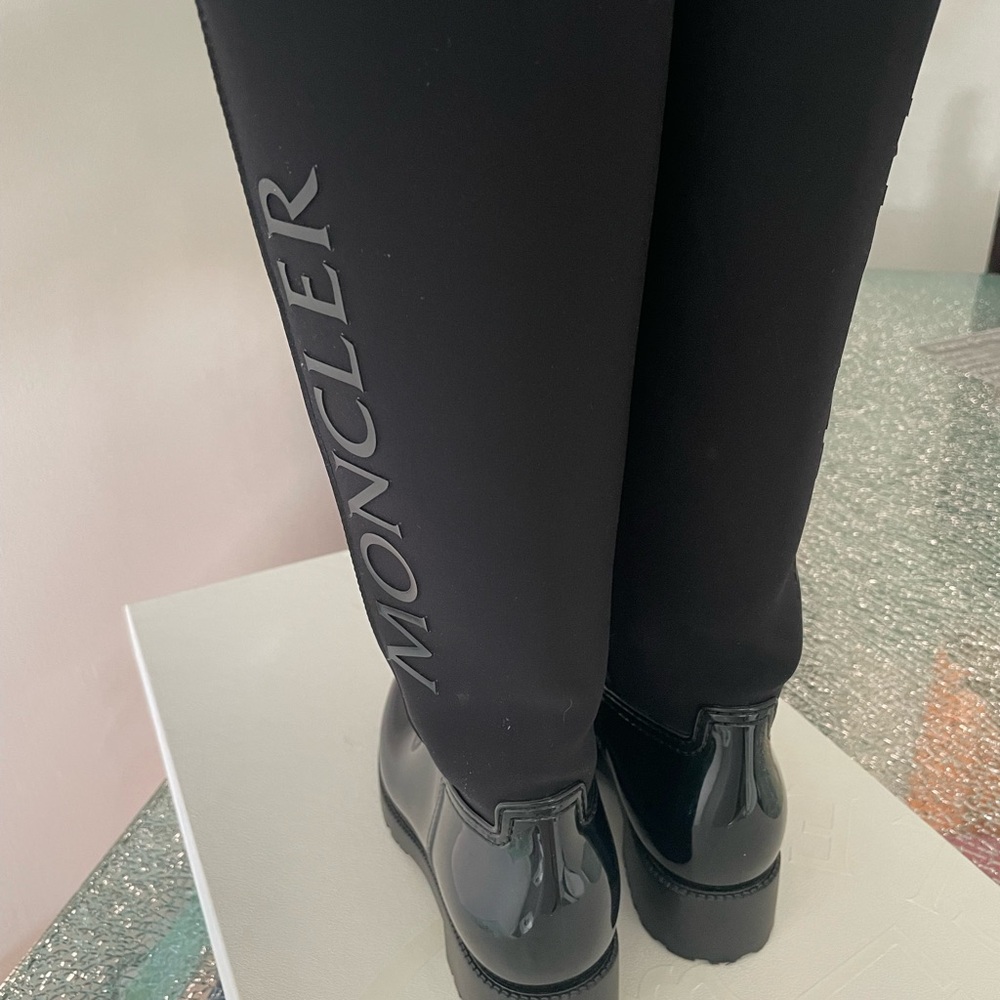 Moncler Black High Boots